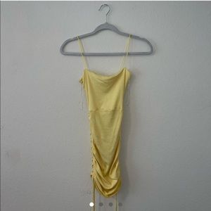 Yellow Mini Bodycon Dress